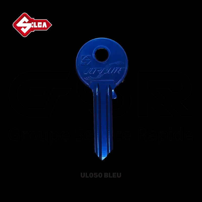 UL050 BLEU — Clé en couleur