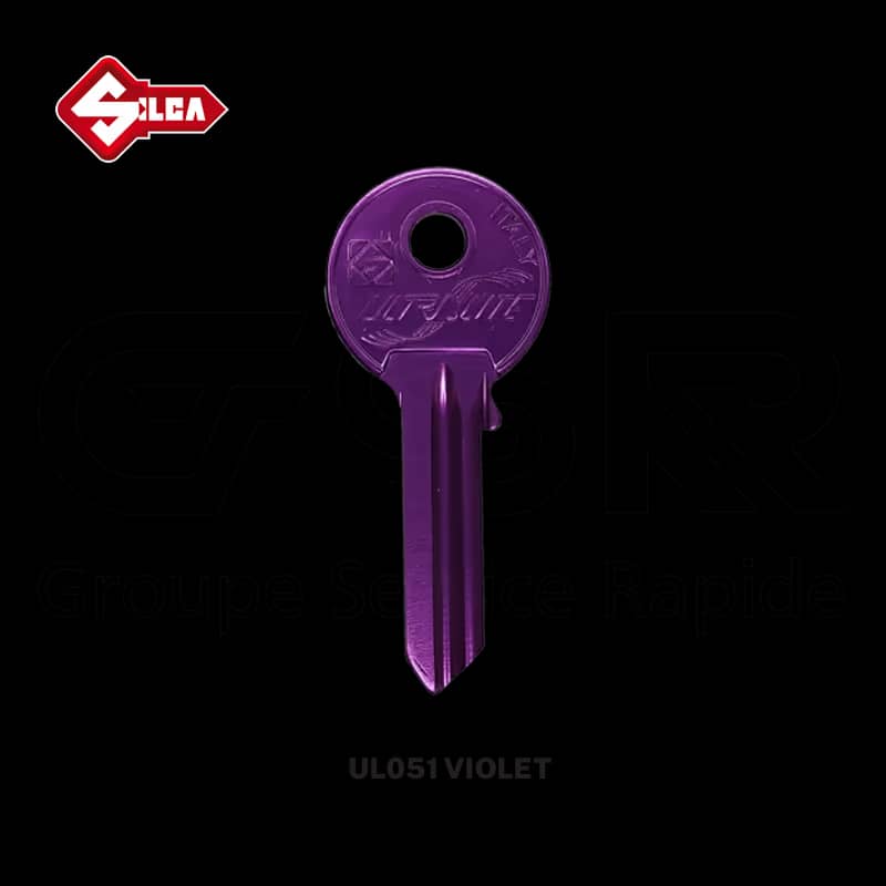 UL051 Violet — Clé en couleur