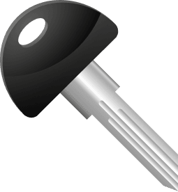 Clé automobile décorative