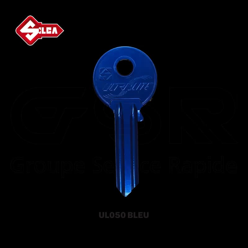 UL050 BLEU — Clé en couleur