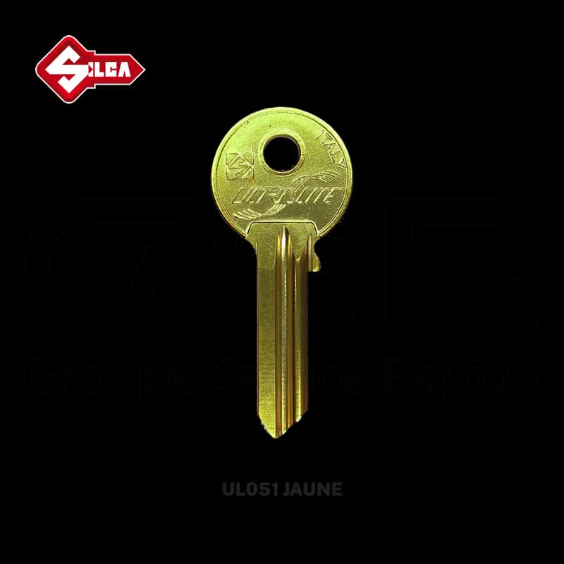 Clé UL051 Jaune — Clé en couleur