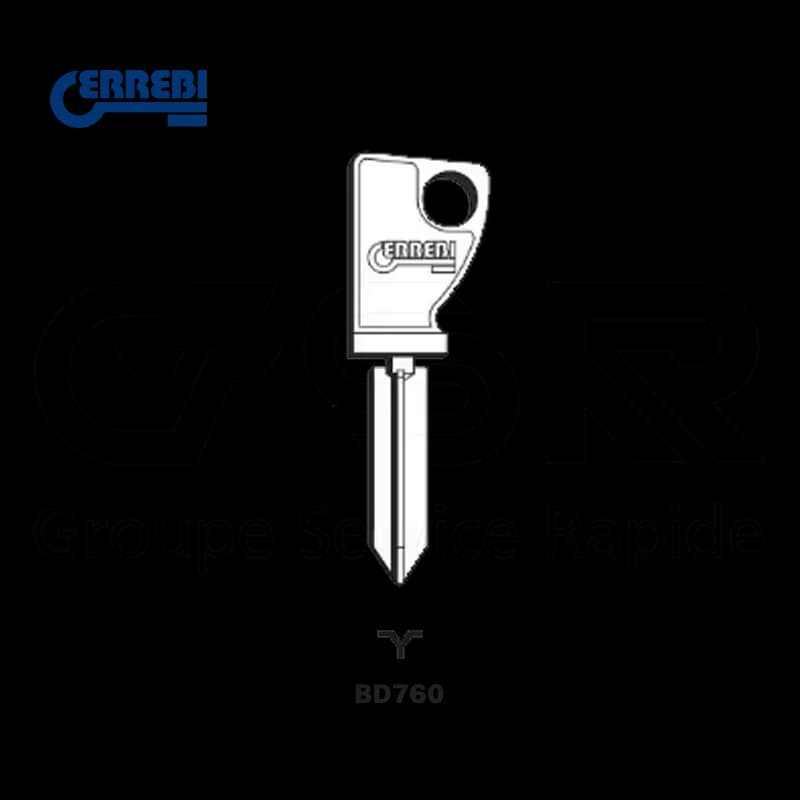 BD760 — Clé coffre