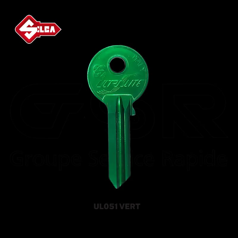 UL051 VERT — Clé en couleur