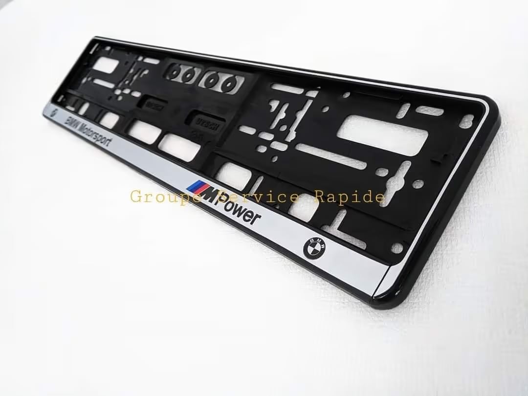 S.Plaque BMW — Plaque d'immat
